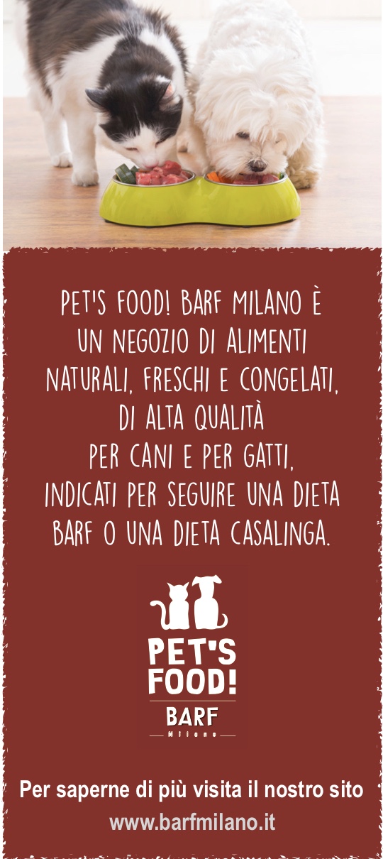 PET'S FOOD! BARF MILANO è un negozio di alimenti naturali e biologici di alta qualità per cani e per gatti